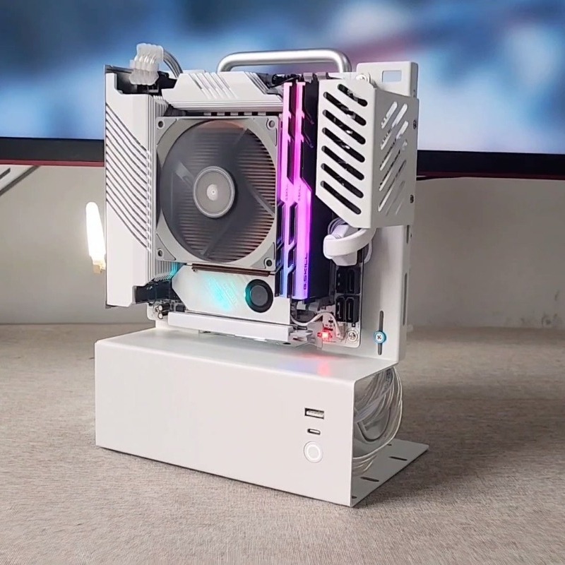 Open Frame Mini PC Case  Gamin - Esports Gaming Pc Build review and price