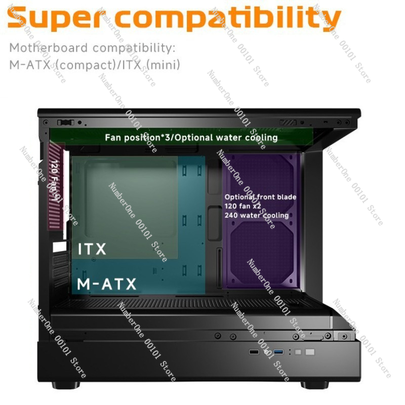 Panoramic Tempered Glass Gamin - Esports Gaming Pc Build review and price
